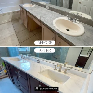 Revive your kitchen with our expert sink countertop restoration!
